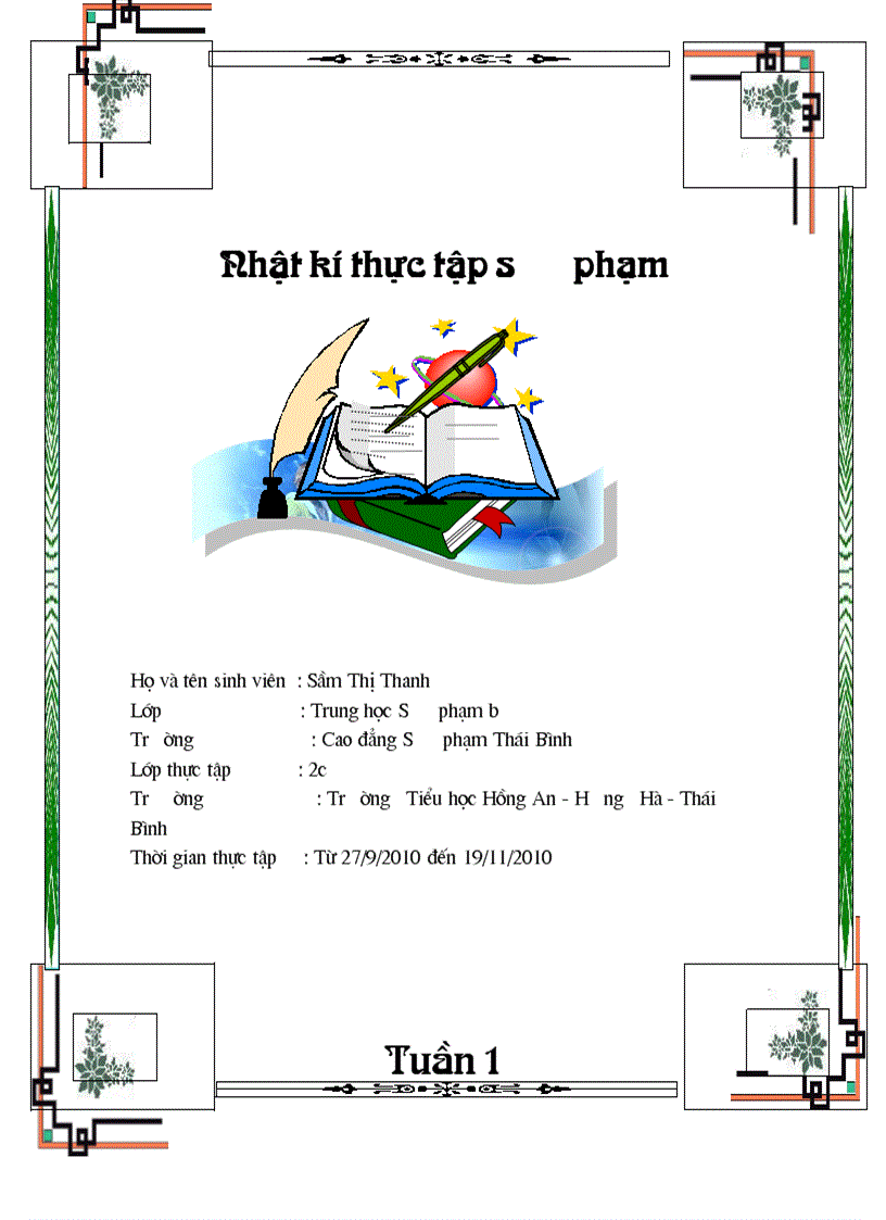 Nhat ki thuc tap su pham