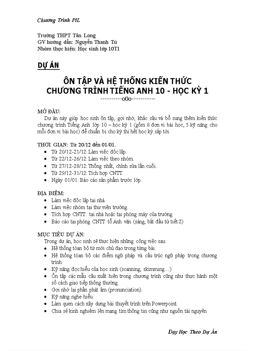 ÔN TẬP VÀ HỆ THỐNG KIẾN THỨC doc