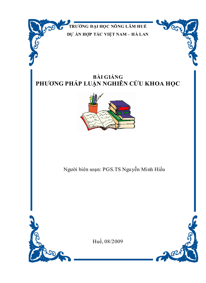 Phương pháp luận nghiên cứu khoa học