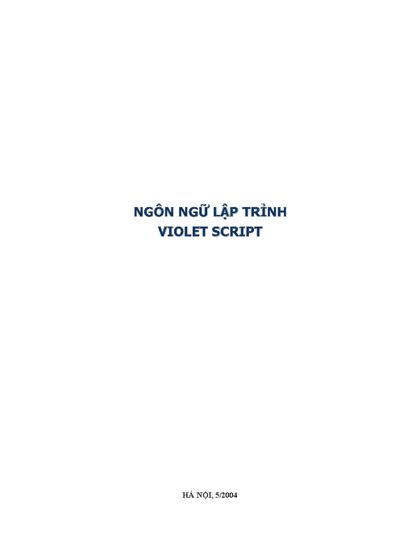 Ngôn ngữ lập trình