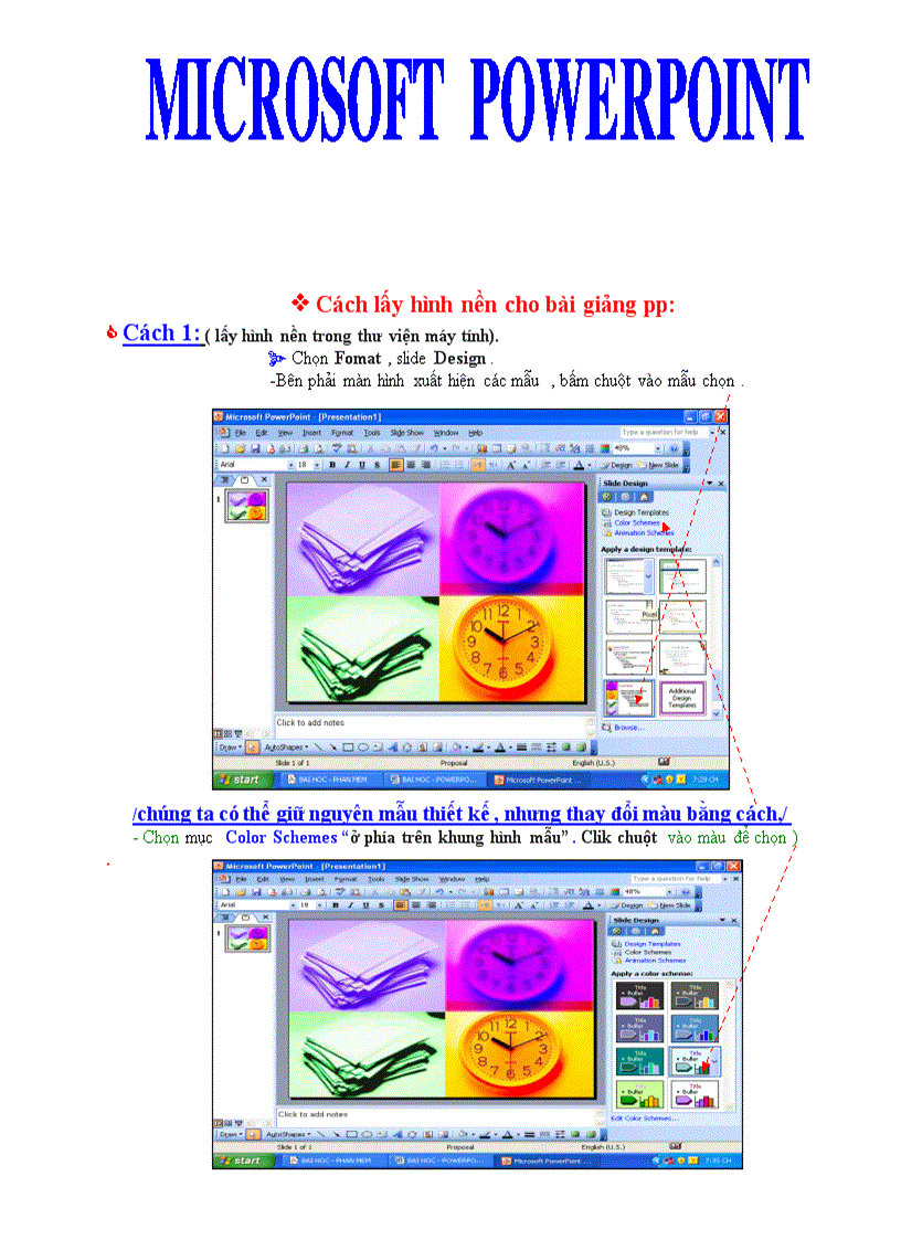 NHUNG CACH LAY HINH NEN PPt 1