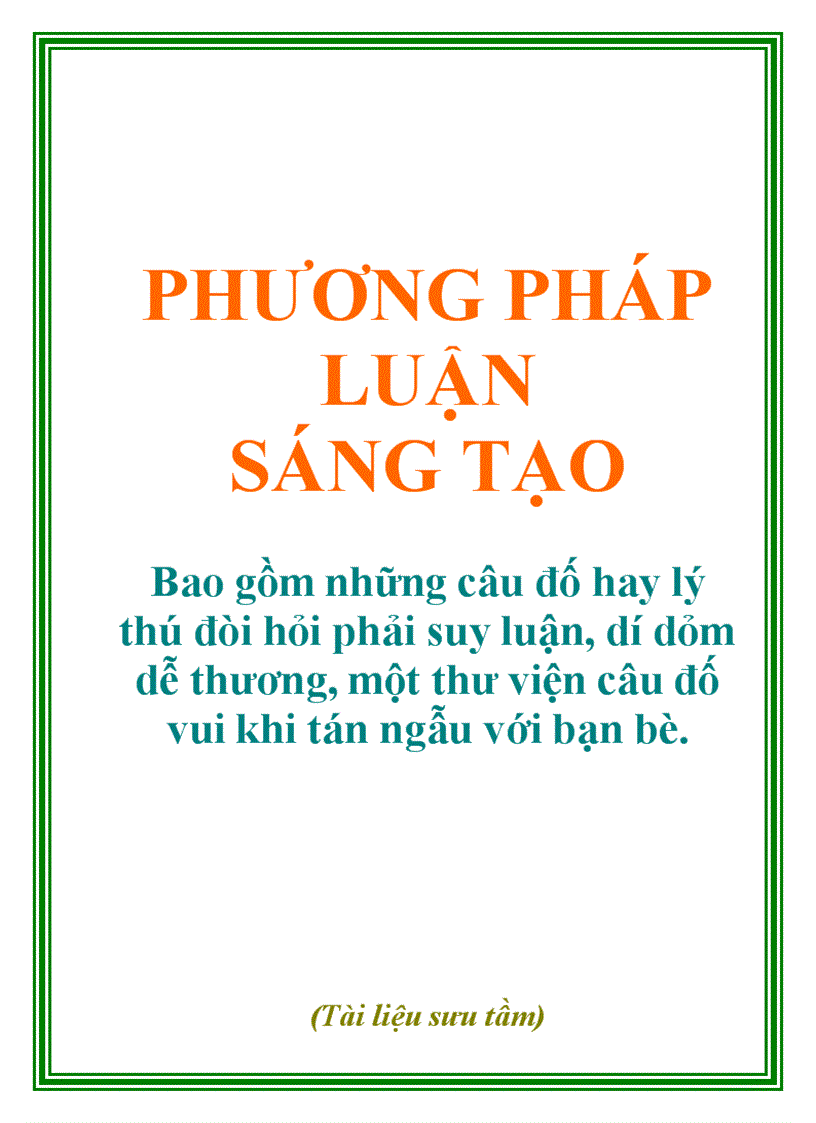 Phương pháp luận sáng tạo