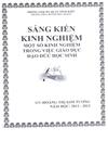 Sáng kiến kinh nghiệm Giáo dục Đạo đức học sinh