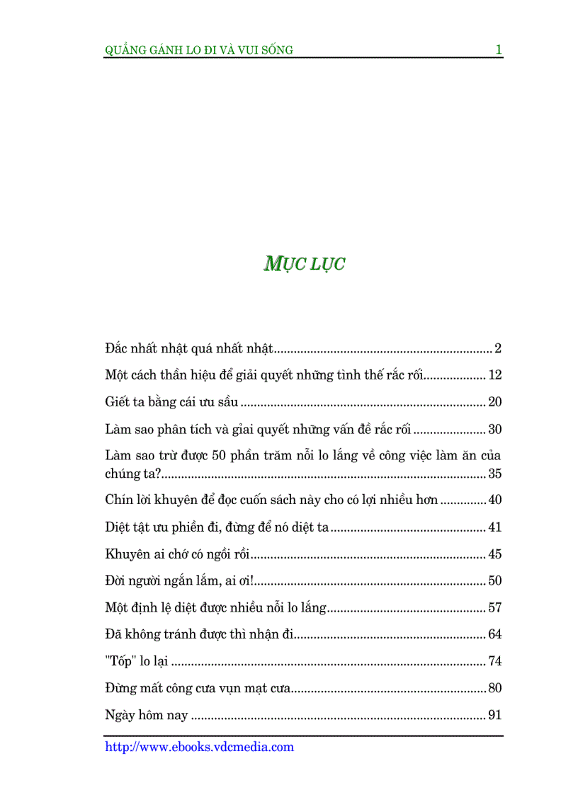 Quẳng gánh lo đi mà vui sống 1