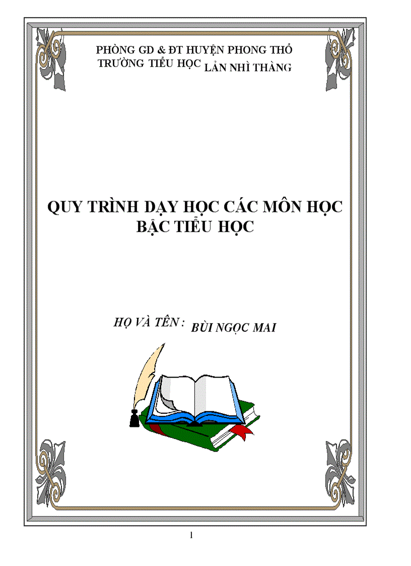 Quy trinh day hoc