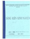 Sáng kiến kinh nghiệm Lịch Sử 7