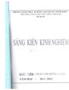 Sáng kiến kinh nghiệm Lịch Sử 7