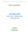 Sổ theo dõi Thực tập thao giảng