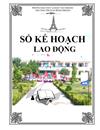 Sổ kế hoạch lao động THCS 11 12