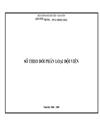 Sổ theo dõi phân loại đội viên