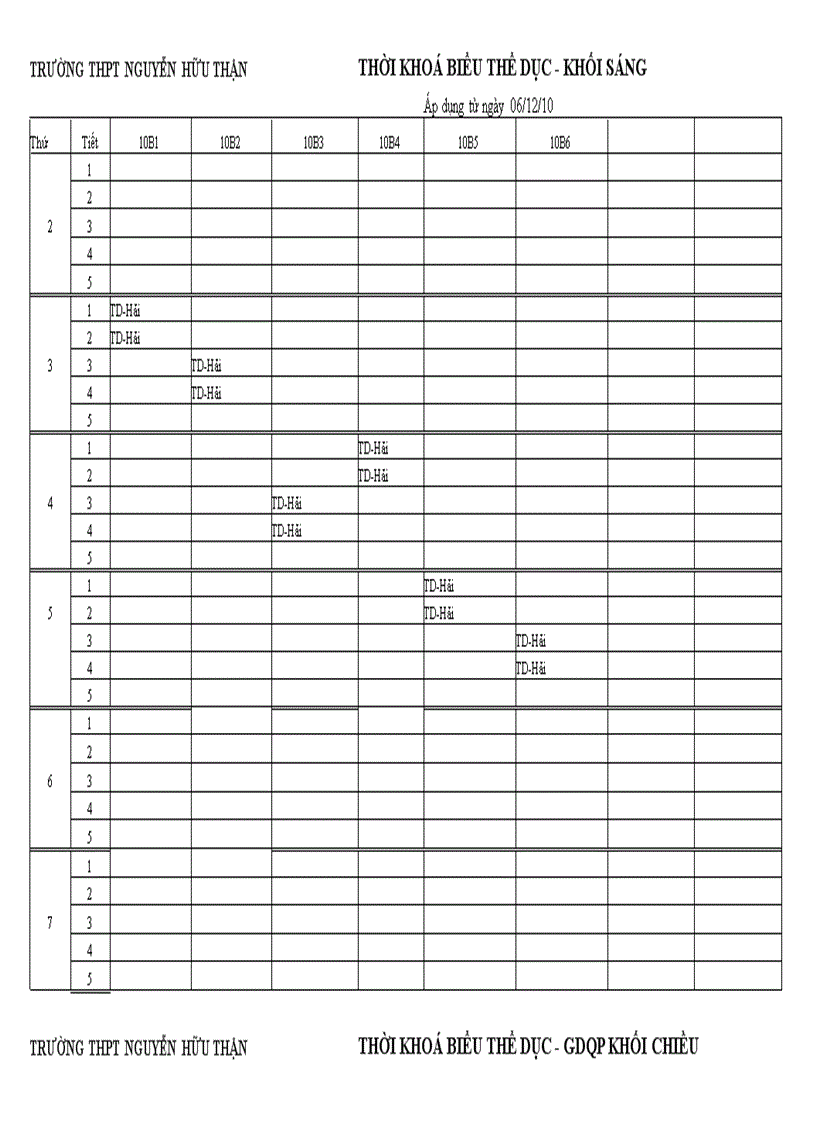 TKB TD QPAN Nghề