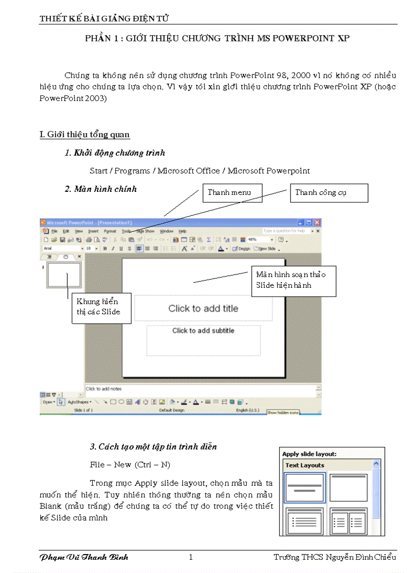 Thiết kế Power Point