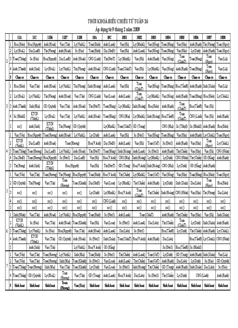 THOI KHOA BIEU CHIEU TU TUAN 26 doc