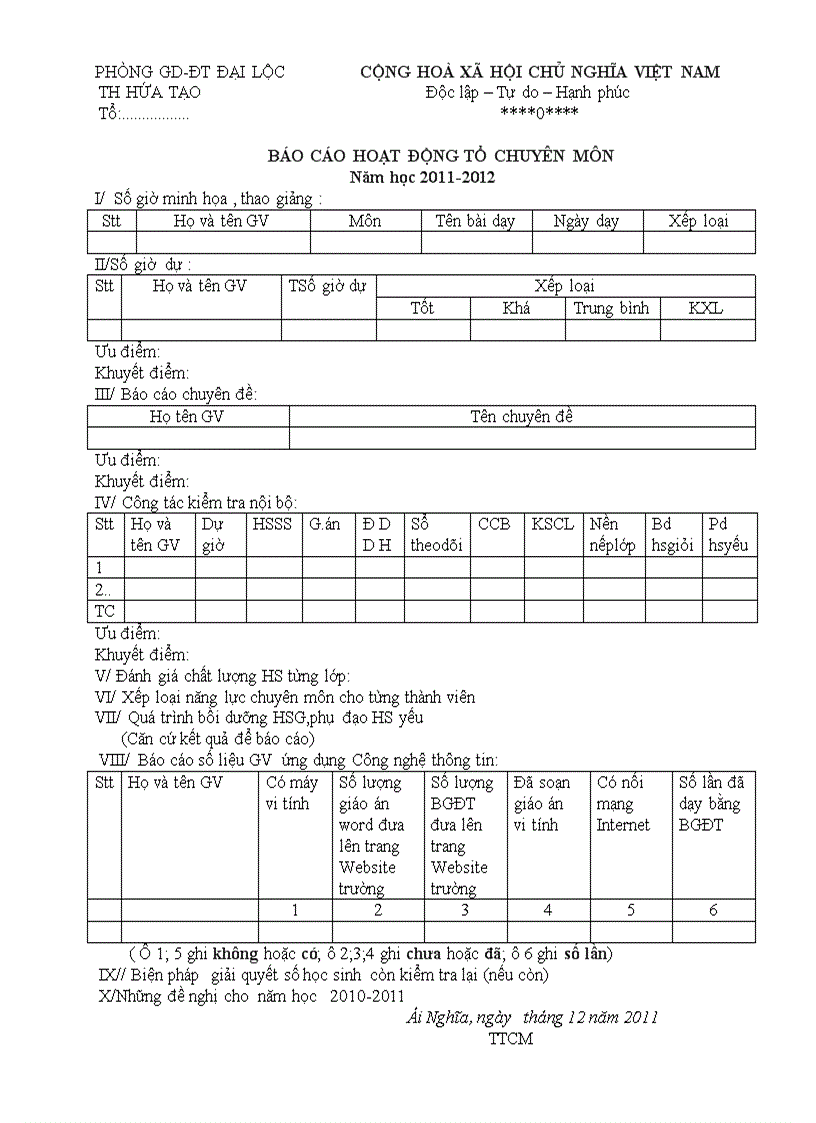 To CM 4 mau bao cao CKI