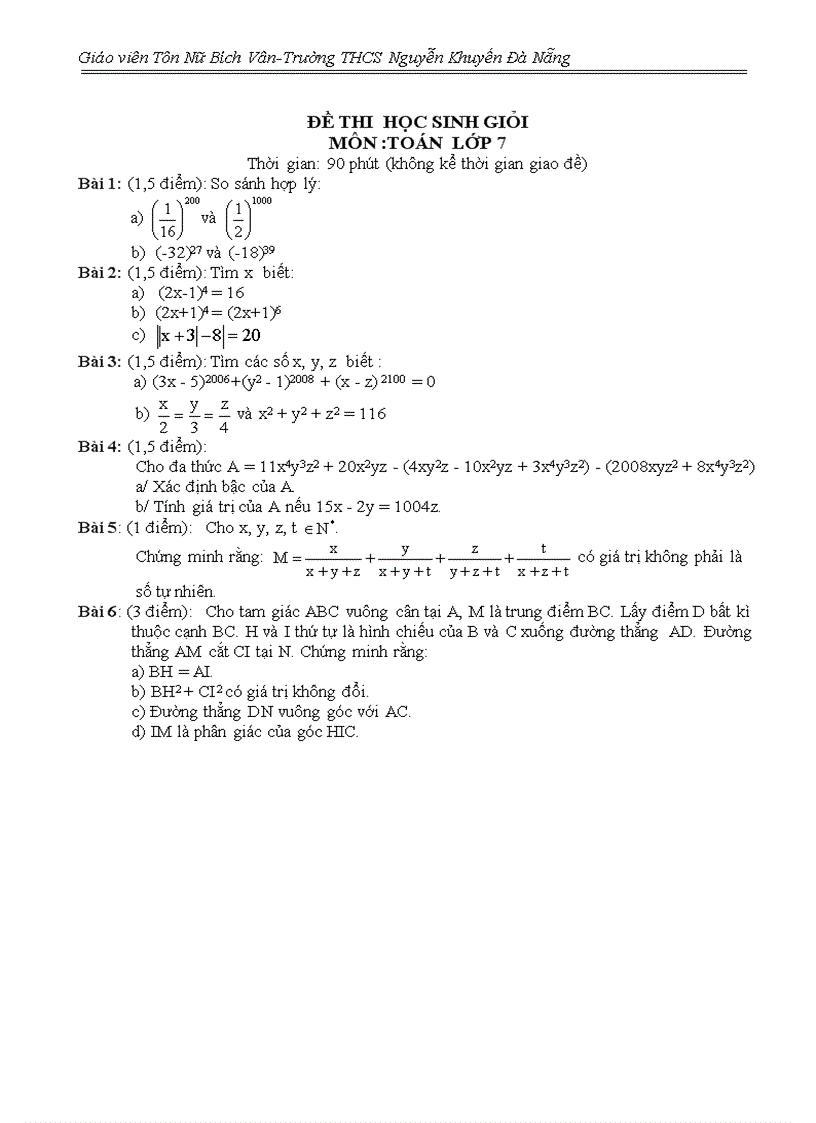 Toan nâng cao 7