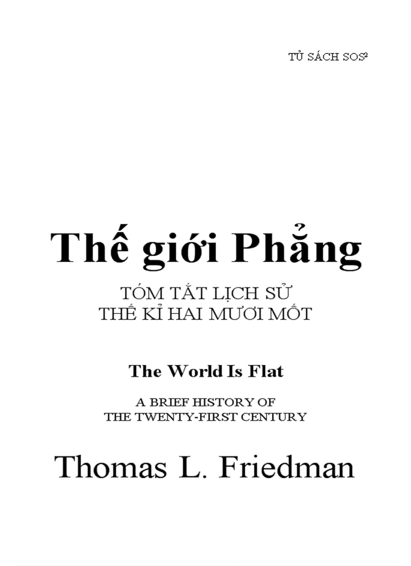 Thế giớ phẳng