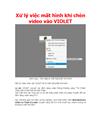 Xử lý việc mất hình khi chèn video vào VIOLET