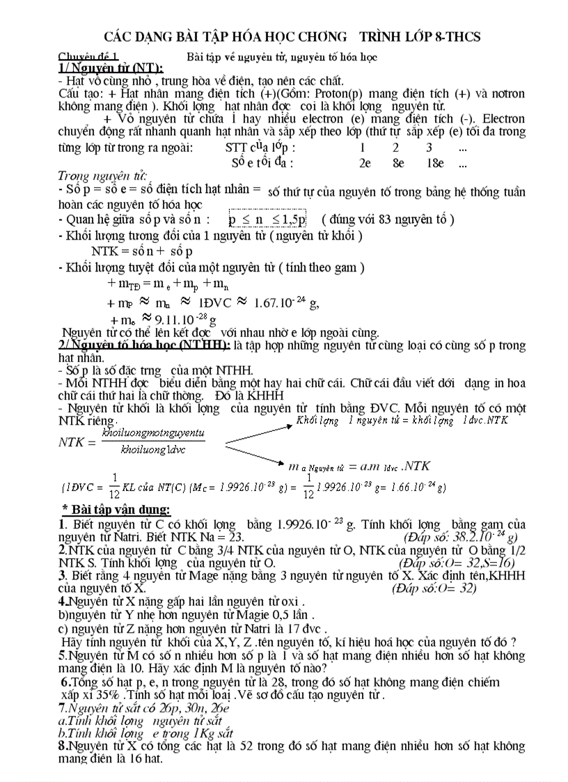 BT boi duong HS gioi hoa hoc 8 1