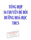 34 chuyen de boi duong HSG hoa THCS Phan 1