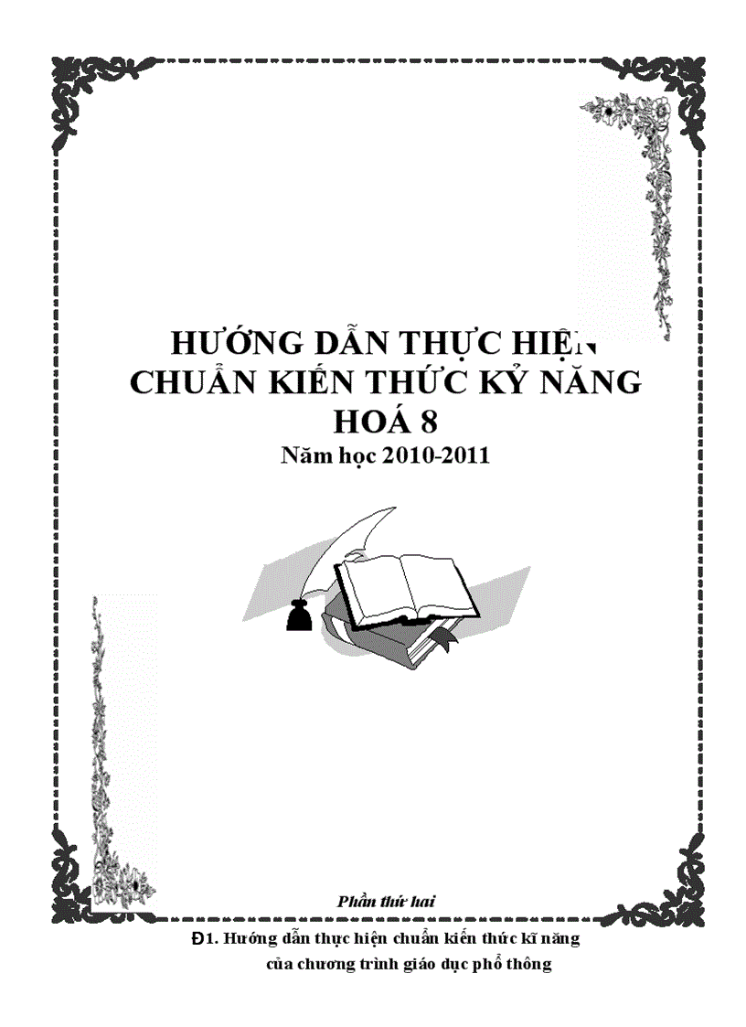 Hướng dẫn thực hiện ktkn hóa 8