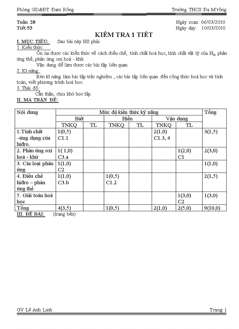 Bài kiểm tra số 4 8