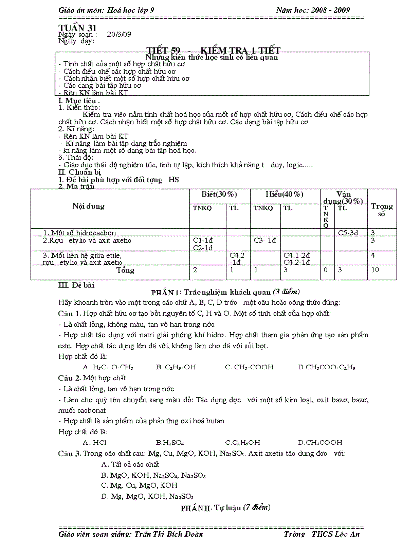 GA Hoa 9 tuan 31