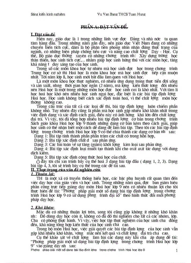 31162Hóa9Bài tập dùngP TrìnhĐạisố