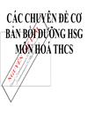 Bồi dưỡng HSG Hóa THCS phần 1