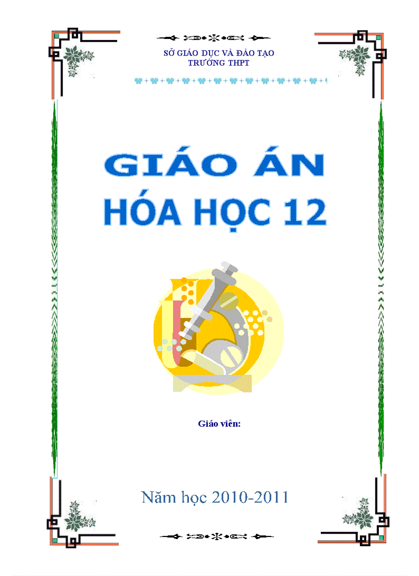 Bìa giáo án đẹp 1