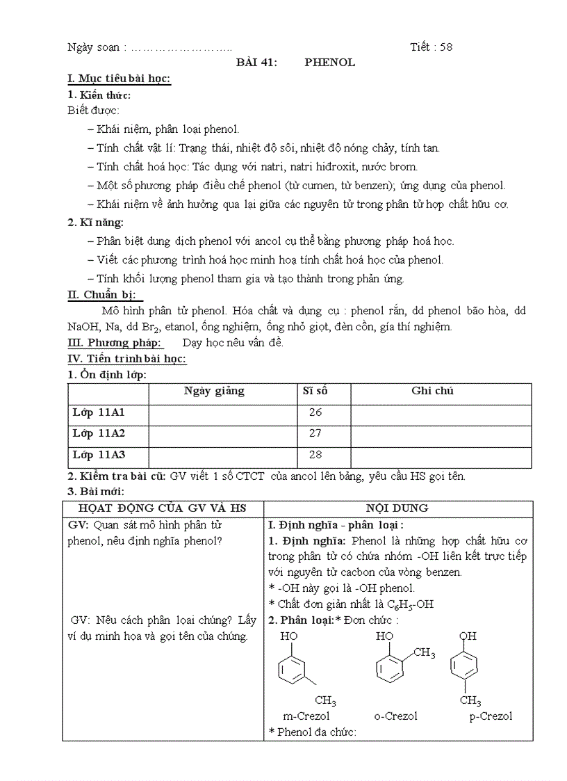 Bài phenol