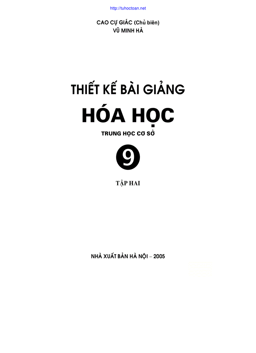 TKBG Hoá học 9 Tập 2