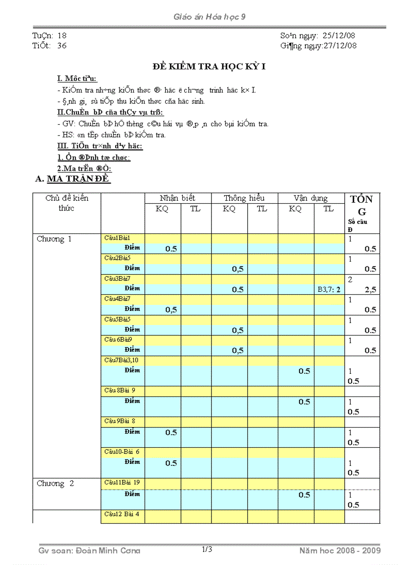 Tiết 36