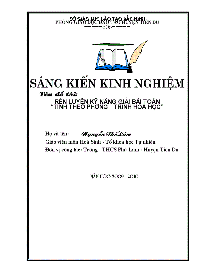 Sang kien kinh nghiem 2010