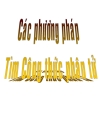 Tìm CTHH của phân tử