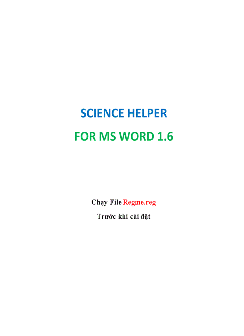 Science Helper