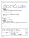 Tiết 34 các õit của cacbon hóa 9 nh 2011 2012