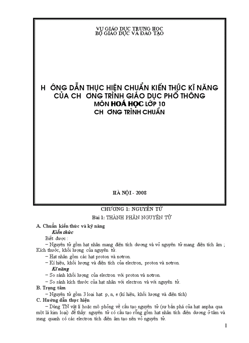 Chuan akt kĩ năng 10 co ban nam 2010 2011