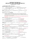 Đề đáp án kttt lần 1