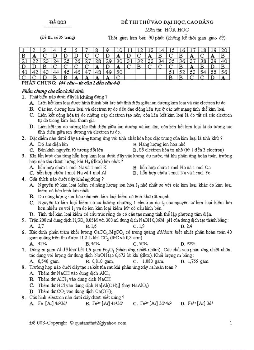 Đề đáp án Nguyễn Tấn Trung 03