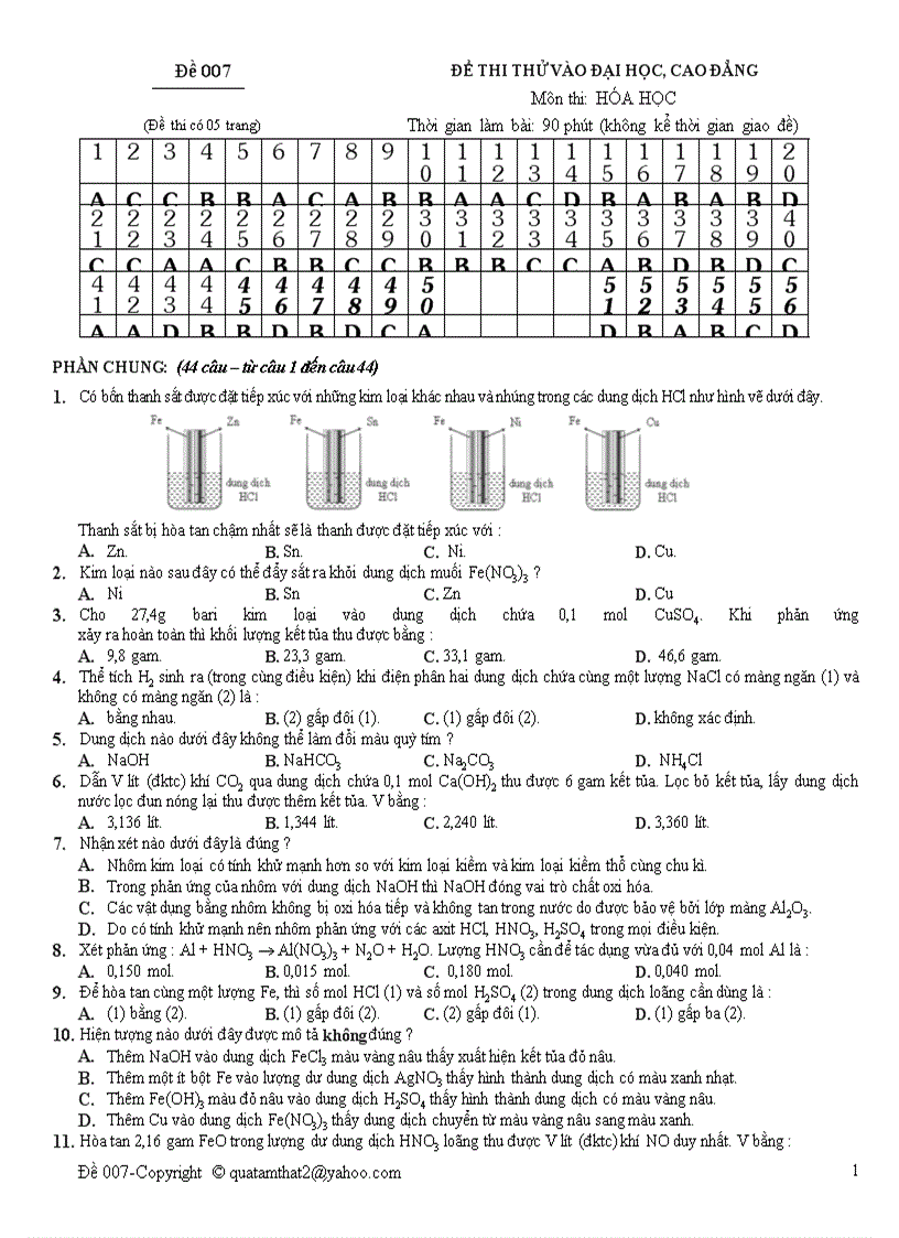 Đề đáp án Nguyễn Tấn Trung 07