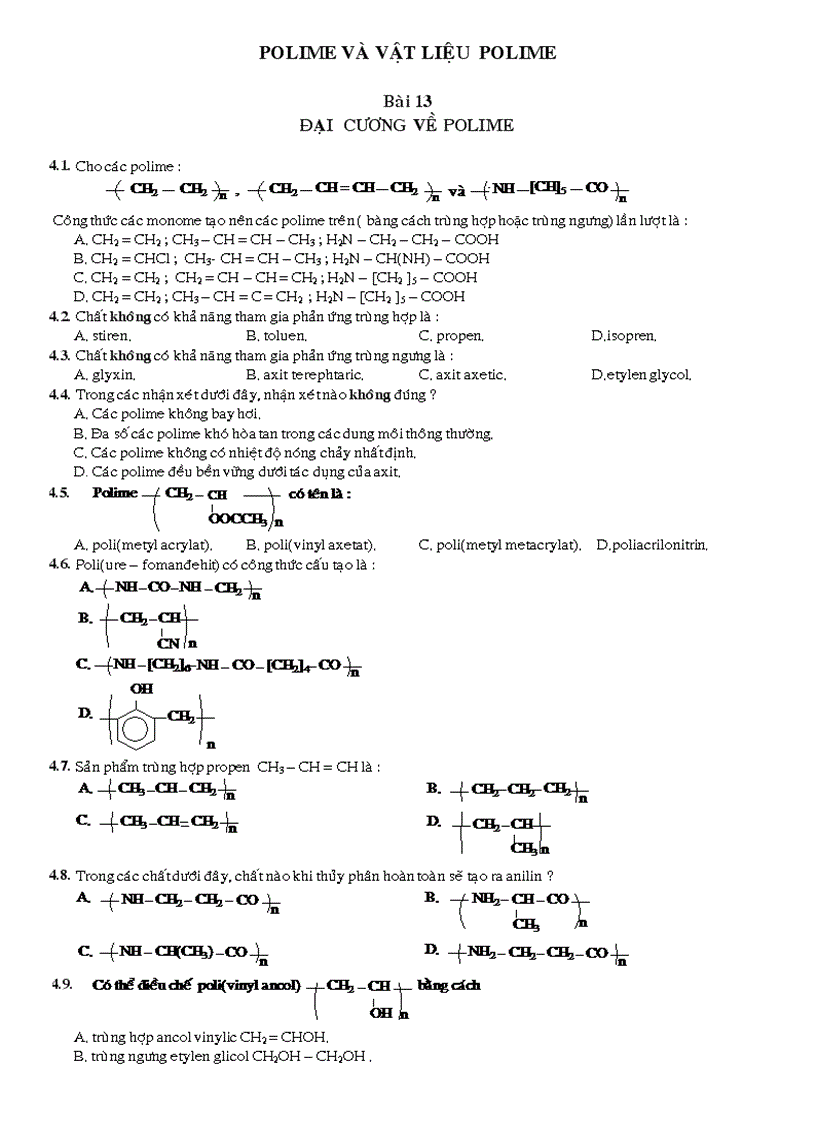 Chương 4 SBT 12 CB