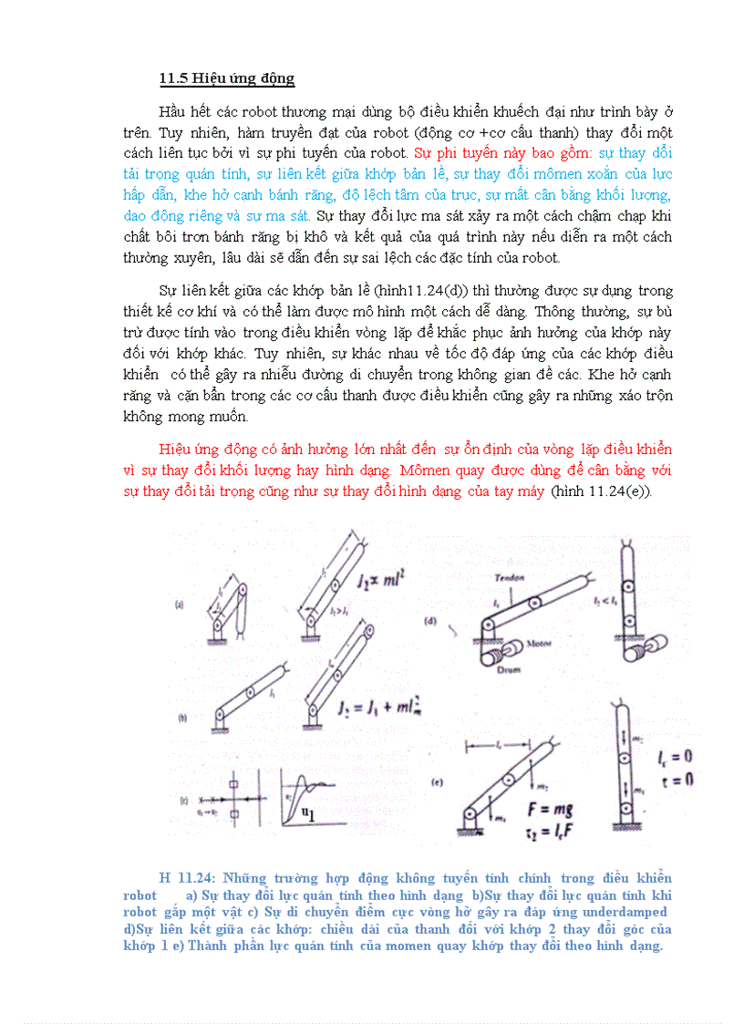 Đặc tính động của hệ thống