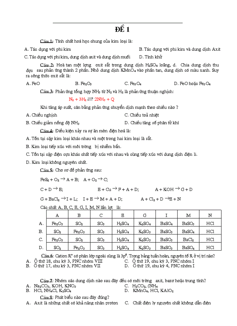 Bai tap hoa hoc 12