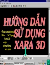 Sử dụng xara 3D 3 0 1