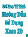 Sử dụng xara 3D 3 0 1