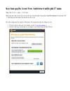 Phần mềm diệt virus miễn phí Avast free 27 năm