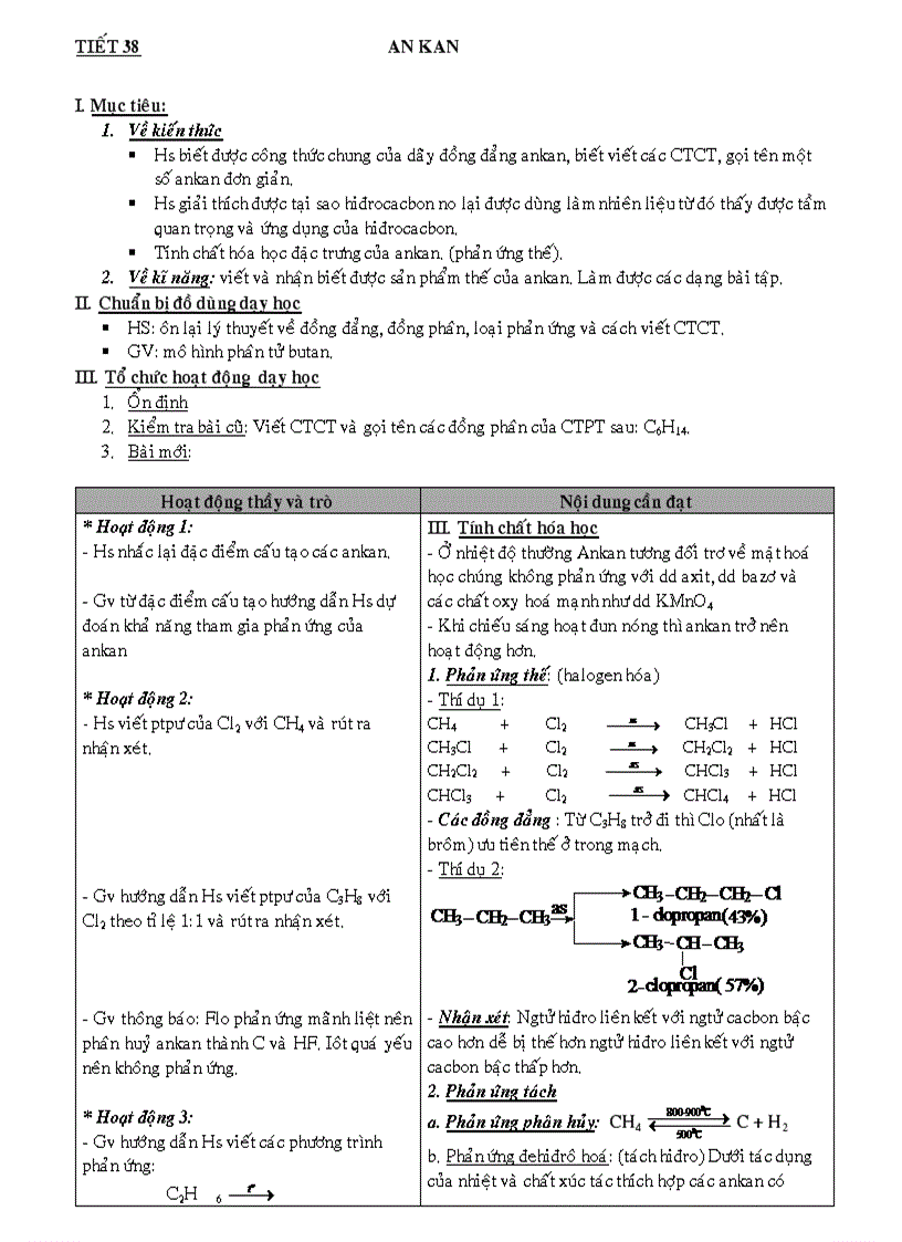 Tiết 38 Ankan tiết 2 ban cơ bản