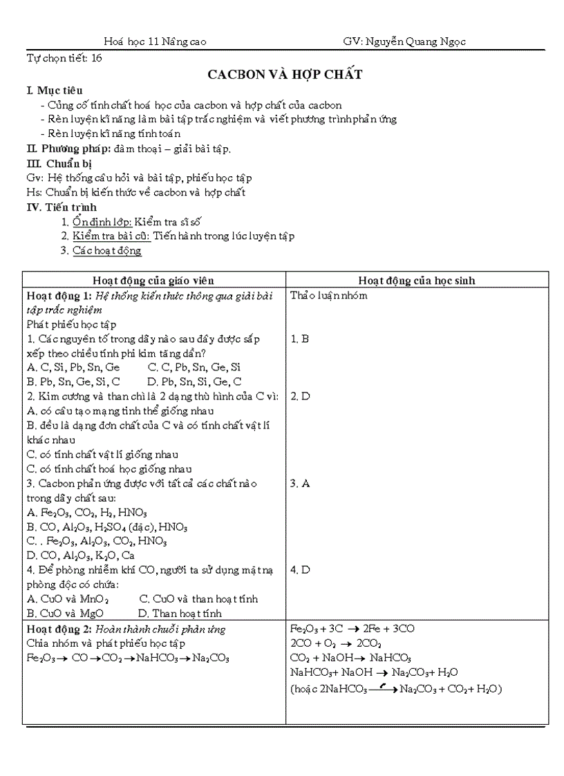 GA Tự chọn 11NC Phần 16