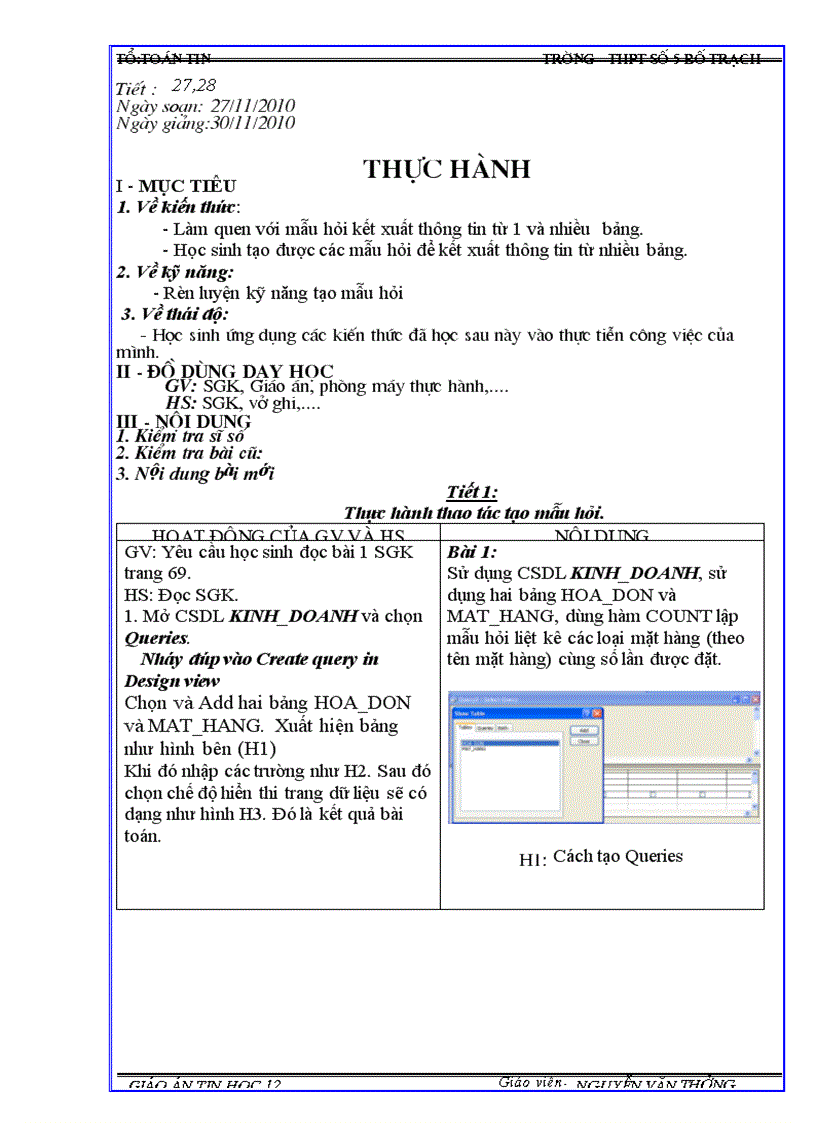 Giao an hóa học 12 cb tron bo