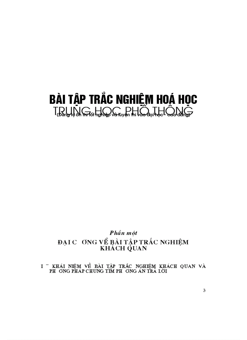 Ngân hàng trắc nghiệm rất hay ôn thi đại học